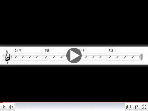 Funky ii V Backing Track