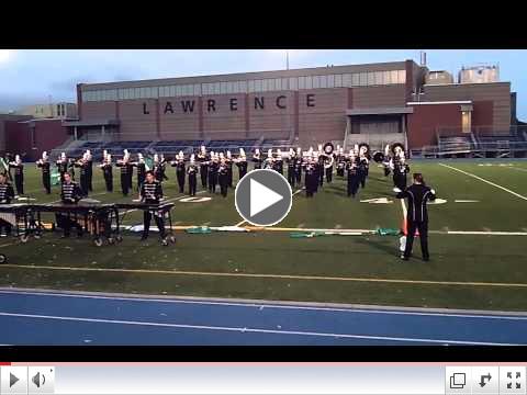 Combined Plymouth North and South Marching Band NESBA Final 2012