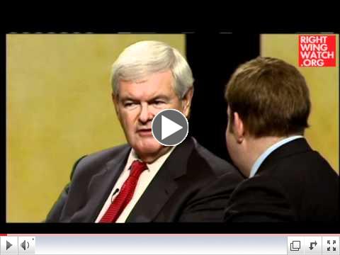 Gingrich to OWS: Get A Job And Take A Bath