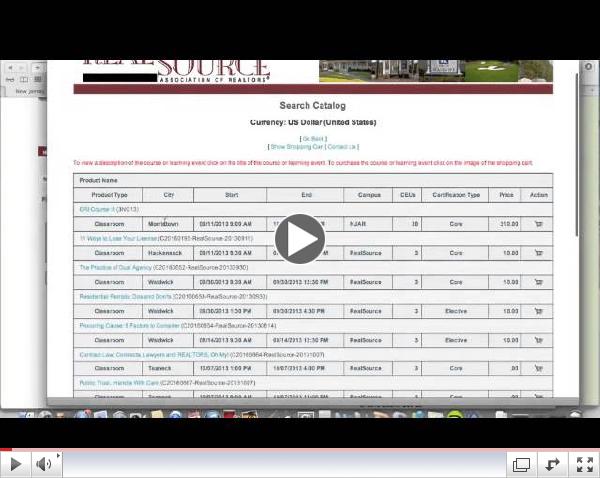 How To Register for CE Classes Using the ACE System
