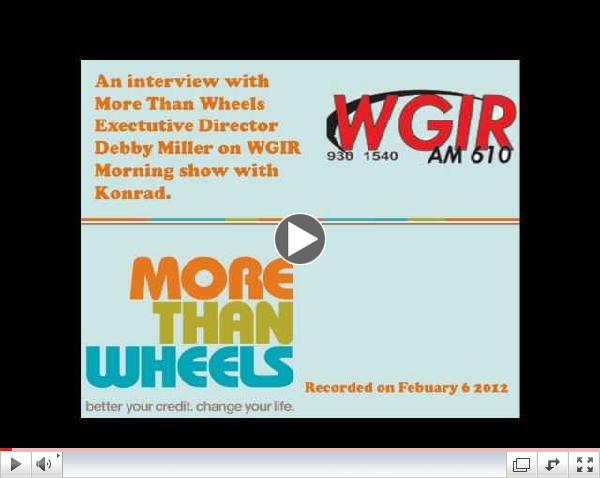 More Than Wheels Interview on WGIR