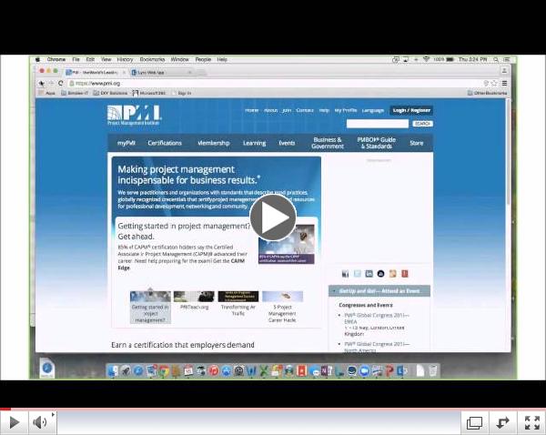 Project Online:  Using Project Sites