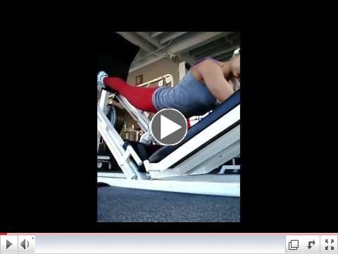 One leg press