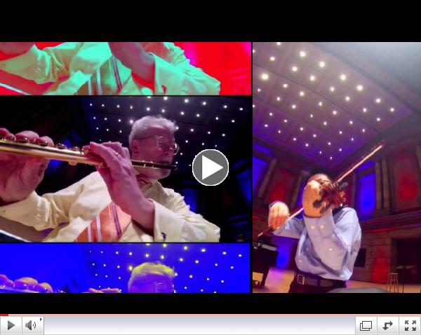 10-year-old violinist Pierce Wang meets the legendary Sir James Galway