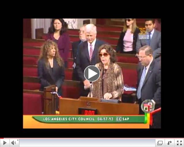 LA City Council Honors Pat Derby