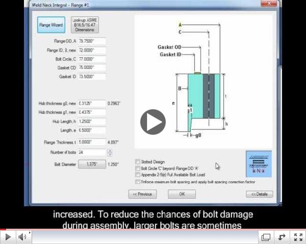 Optimize Appendix 2 Flange Designs Using COMPRESS