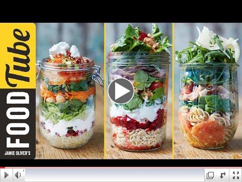 Healthy Jam Jar Salads