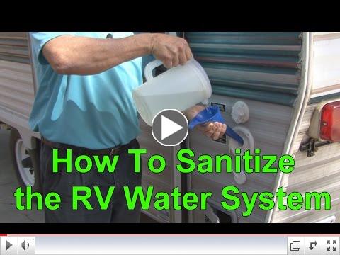 How To Sanitize the RV Water System 