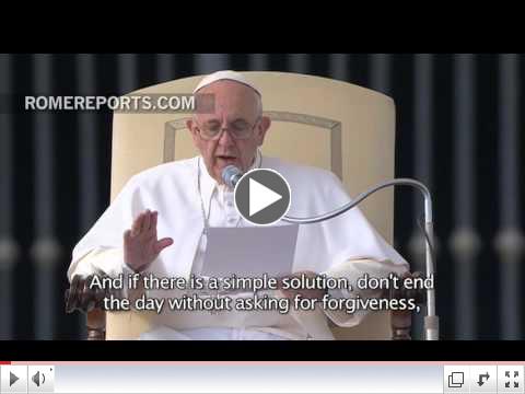 Some common sense advice from Pope Francis about forgiveness