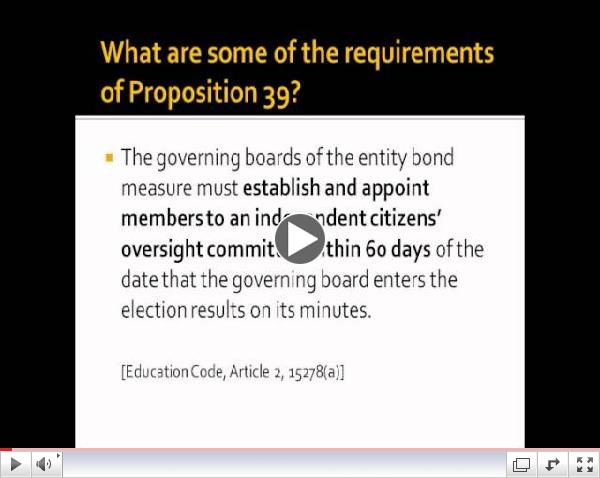 CaLBOC Training Video Lesson 1: Proposition 39