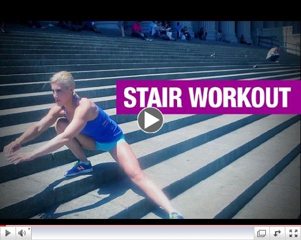 BUTT and THIGH Workout for Women (Just Need Stairs!)