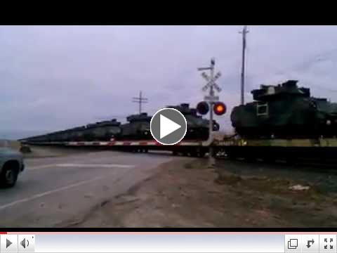 BREAKING! MILITARY EQUIPMENT Filmed 1\19\12 near Santa Cruz, Southbound