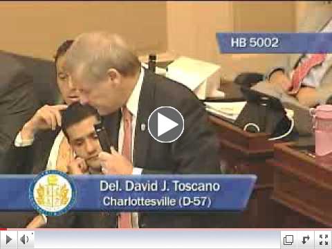 Toscano speaks to budget amendments that removes Medicaid Expansion 