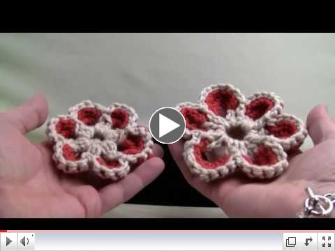 How To Crochet Small Flower - Patons Pattern